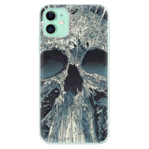 Silikonové pouzdro iSaprio - Apple iPhone 11 - Abstract Skull