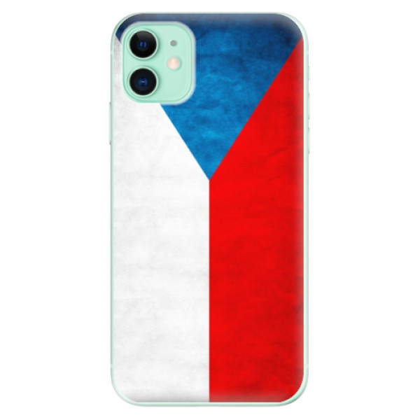 Silikonové odolné pouzdro iSaprio - Czech Flag na mobil Apple iPhone 11 (Silikonový odolný kryt, obal, pouzdro iSaprio - Czech Flag na mobilní telefon Apple iPhone 11)