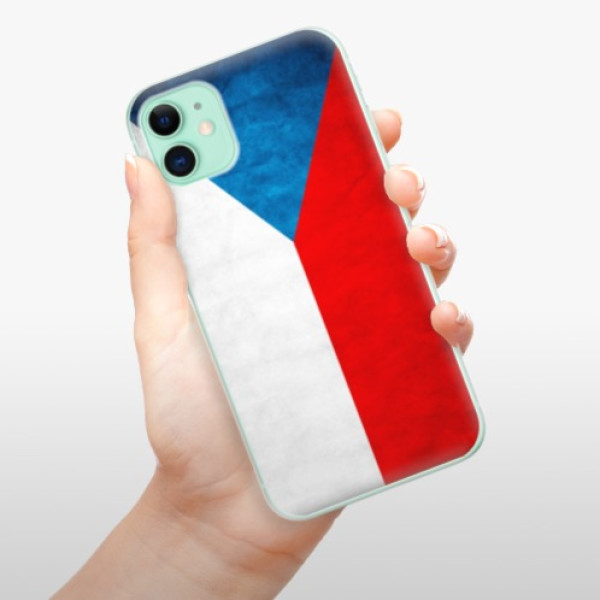 Silikonové pouzdro iSaprio - Apple iPhone 11 - Czech Flag