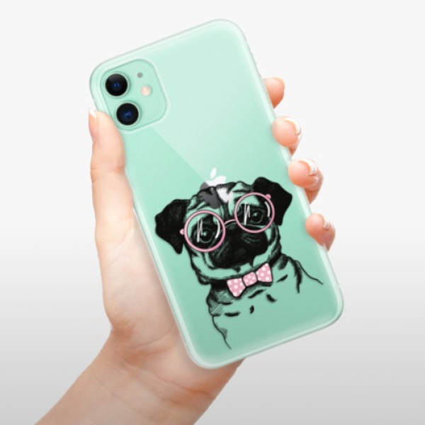 Silikonové pouzdro iSaprio - Apple iPhone 11 - The Pug
