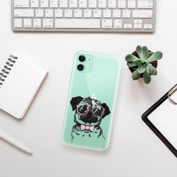 Silikonové pouzdro iSaprio - Apple iPhone 11 - The Pug