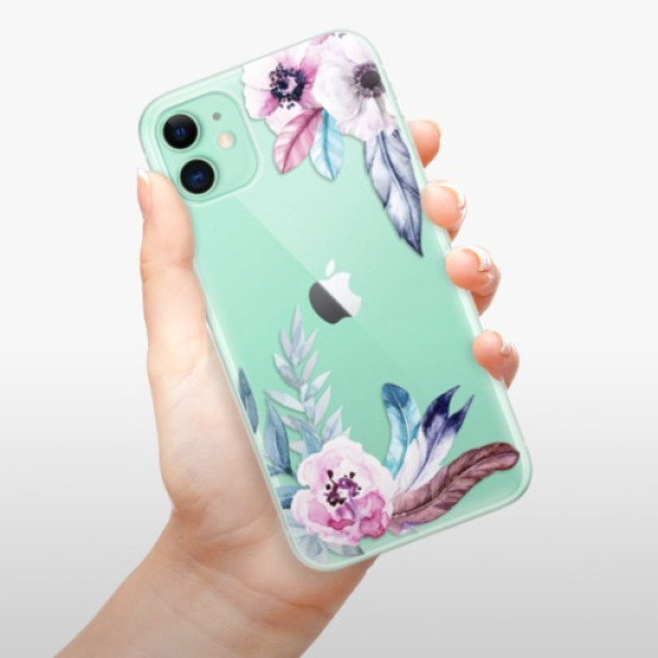 Silikonové pouzdro iSaprio - Apple iPhone 11 - Flower Pattern 04