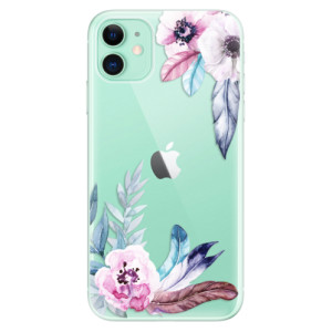 Silikonové pouzdro iSaprio - Apple iPhone 11 - Flower Pattern 04