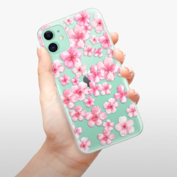 Silikonové pouzdro iSaprio - Apple iPhone 11 - Flower Pattern 05