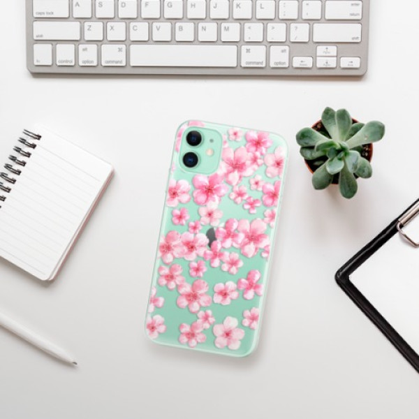 Silikonové pouzdro iSaprio - Apple iPhone 11 - Flower Pattern 05