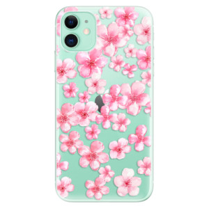Silikonové pouzdro iSaprio - Apple iPhone 11 - Flower Pattern 05