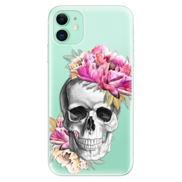 Odolné silikonové pouzdro iSaprio - Pretty Skull - iPhone 11