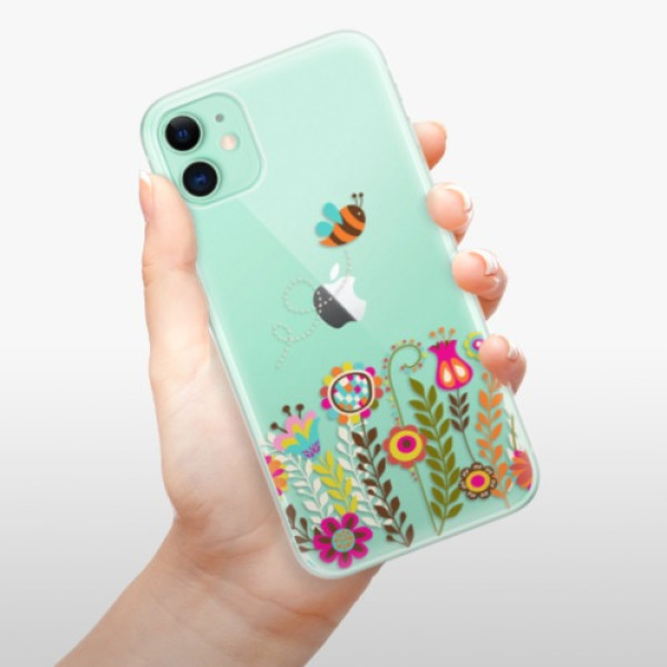 Silikonové pouzdro iSaprio - Apple iPhone 11 - Bee 01