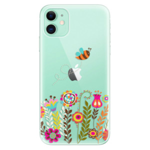 Silikonové pouzdro iSaprio - Apple iPhone 11 - Bee 01