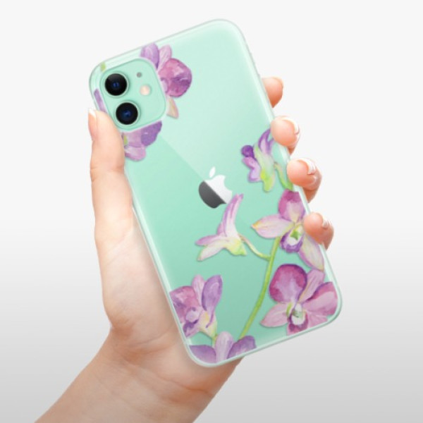 Silikonové pouzdro iSaprio - Apple iPhone 11 - purple Orchid