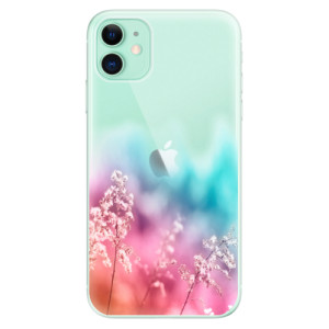 Silikonové pouzdro iSaprio - Apple iPhone 11 - Rainbow Grass