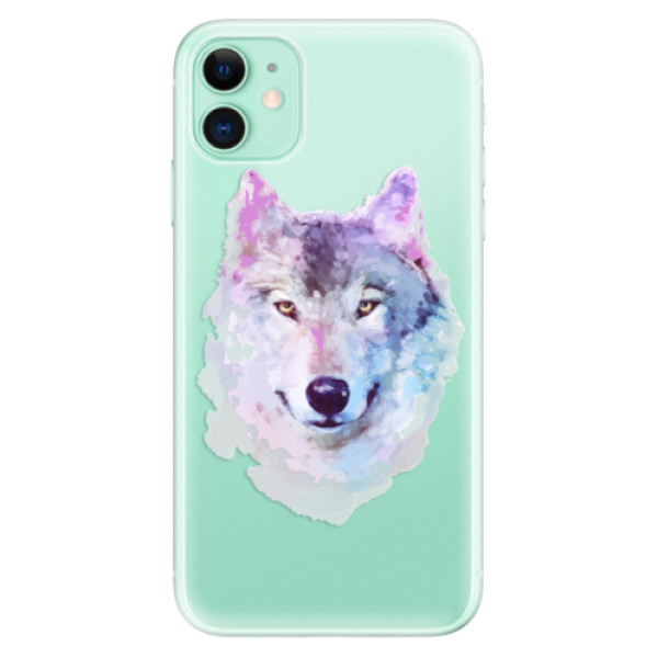 Silikonové odolné pouzdro iSaprio - Wolf 01 na mobil Apple iPhone 11 (Silikonový odolný kryt, obal, pouzdro iSaprio - Wolf 01 na mobilní telefon Apple iPhone 11)