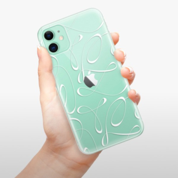 Silikonové pouzdro iSaprio - Apple iPhone 11 - Fancy white