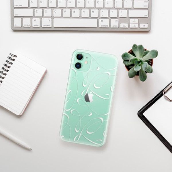Silikonové pouzdro iSaprio - Apple iPhone 11 - Fancy white