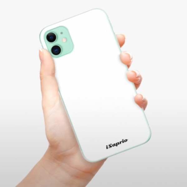 Silikonové pouzdro iSaprio - Apple iPhone 11 - 4Pure bílé