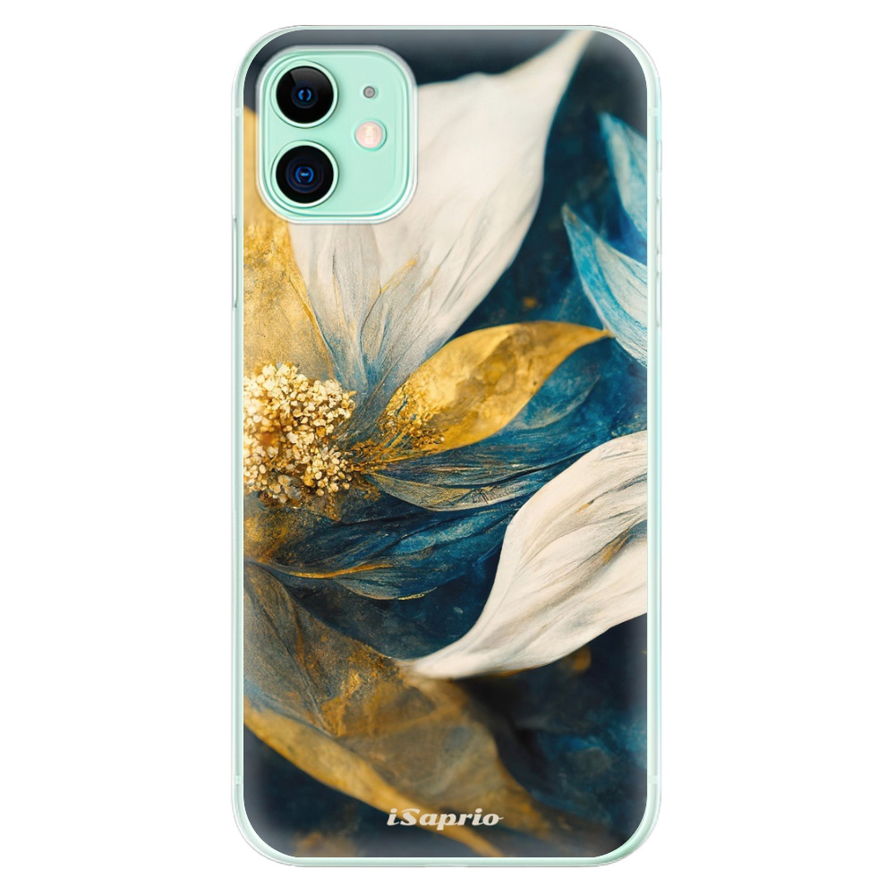 Odolné silikonové pouzdro iSaprio - Gold Petals - iPhone 11