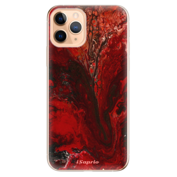 Odolné silikonové pouzdro iSaprio - RedMarble 17 - iPhone 11 Pro