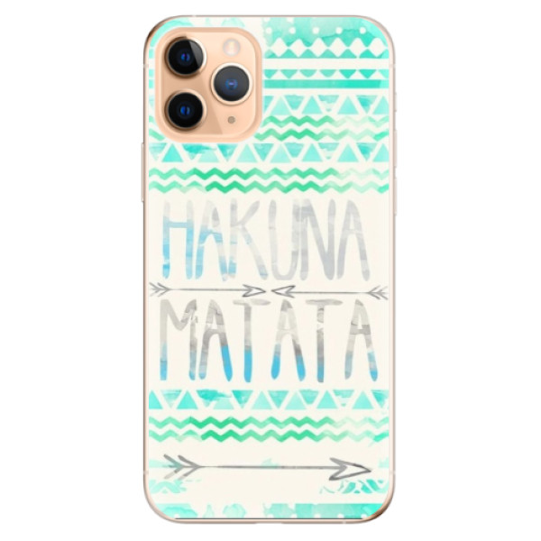 Odolné silikonové pouzdro iSaprio - Hakuna Matata Green - iPhone 11 Pro