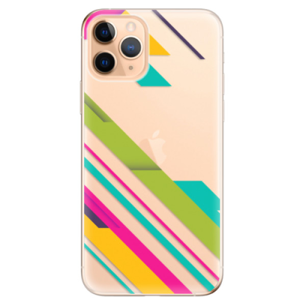 Odolné silikonové pouzdro iSaprio - Color Stripes 03 - iPhone 11 Pro