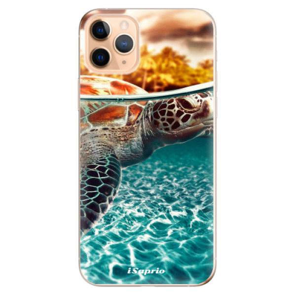 Levně Odolné silikonové pouzdro iSaprio - Turtle 01 - iPhone 11 Pro Max