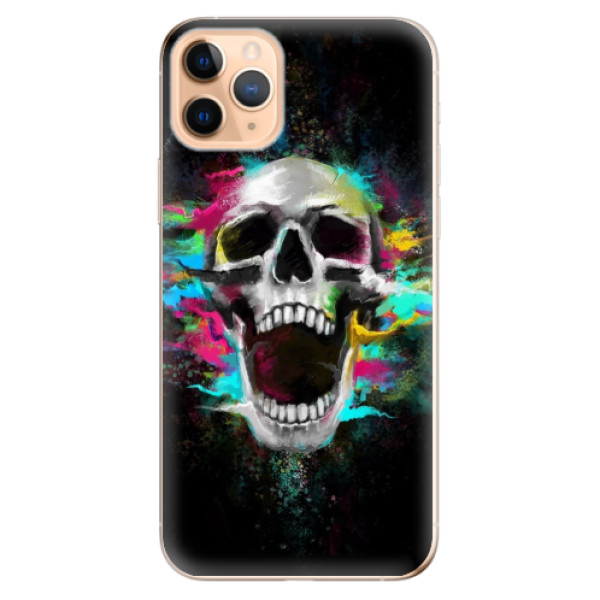 Odolné silikonové pouzdro iSaprio - Skull in Colors - iPhone 11 Pro Max