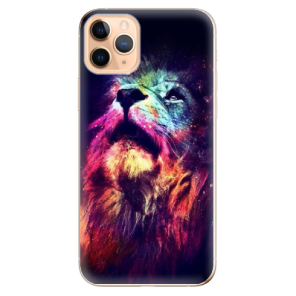 Odolné silikonové pouzdro iSaprio - Lion in Colors - iPhone 11 Pro Max