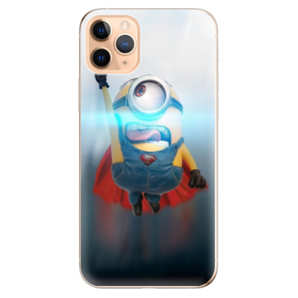 Odolné silikonové pouzdro iSaprio - Mimons Superman 02 - iPhone 11 Pro Max