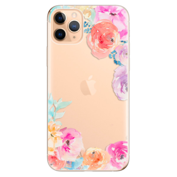 Odolné silikonové pouzdro iSaprio - Flower Brush - iPhone 11 Pro Max