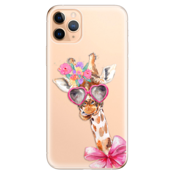 Odolné silikonové pouzdro iSaprio - Lady Giraffe - iPhone 11 Pro Max