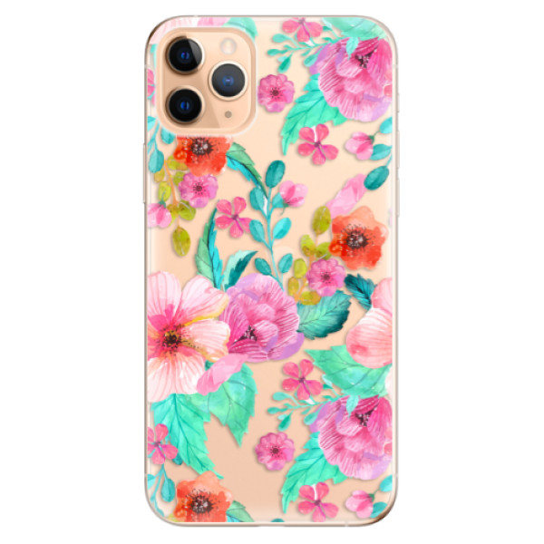 Odolné silikonové pouzdro iSaprio - Flower Pattern 01 - iPhone 11 Pro Max