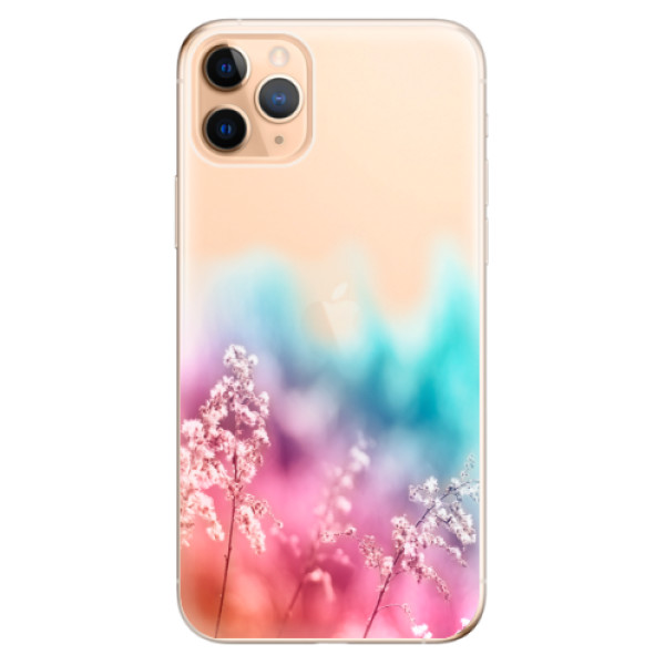 Odolné silikonové pouzdro iSaprio - Rainbow Grass - iPhone 11 Pro Max