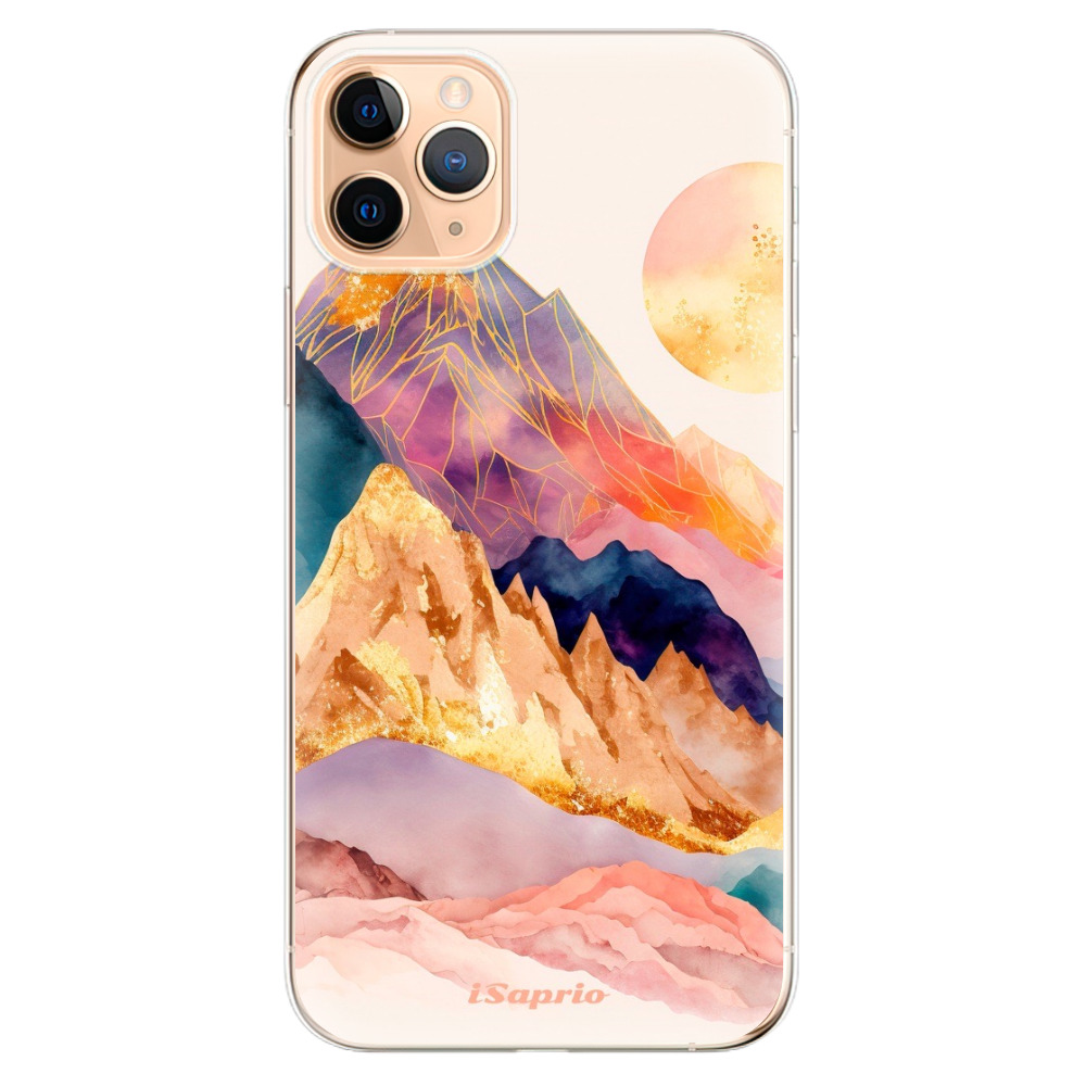 Odolné silikonové pouzdro iSaprio - Abstract Mountains - iPhone 11 Pro Max