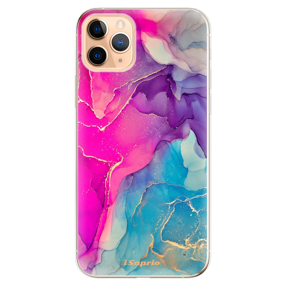 Odolné silikonové pouzdro iSaprio - Purple Ink - iPhone 11 Pro Max