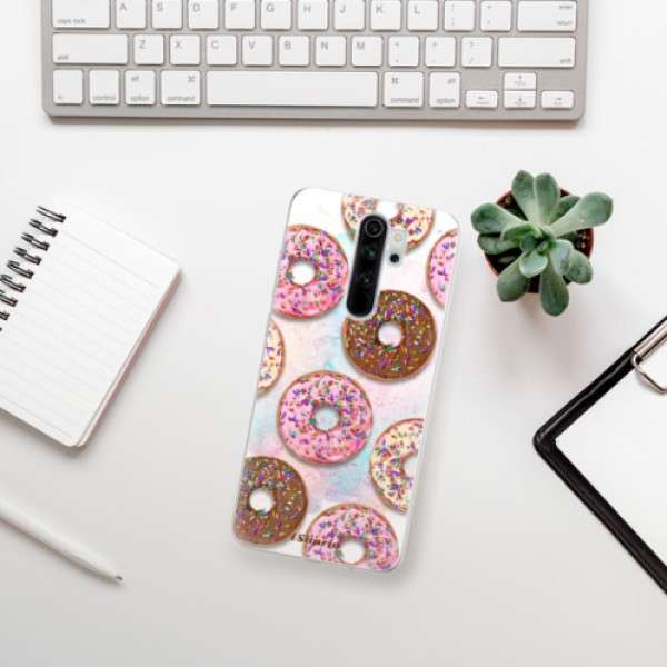 Silikonové pouzdro iSaprio - Xiaomi Redmi Note 8 Pro - Donuts 11