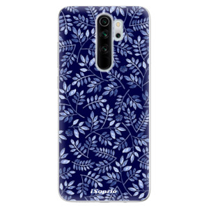 Silikonové pouzdro iSaprio - Xiaomi Redmi Note 8 Pro - Blue Leaves 05