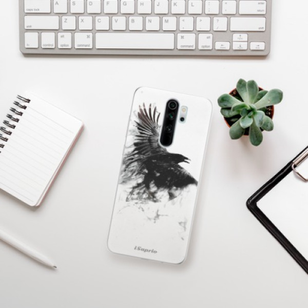 Silikonové pouzdro iSaprio - Xiaomi Redmi Note 8 Pro - Dark Bird 01