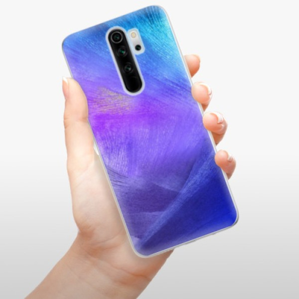 Silikonové pouzdro iSaprio - Xiaomi Redmi Note 8 Pro - purple Feathers