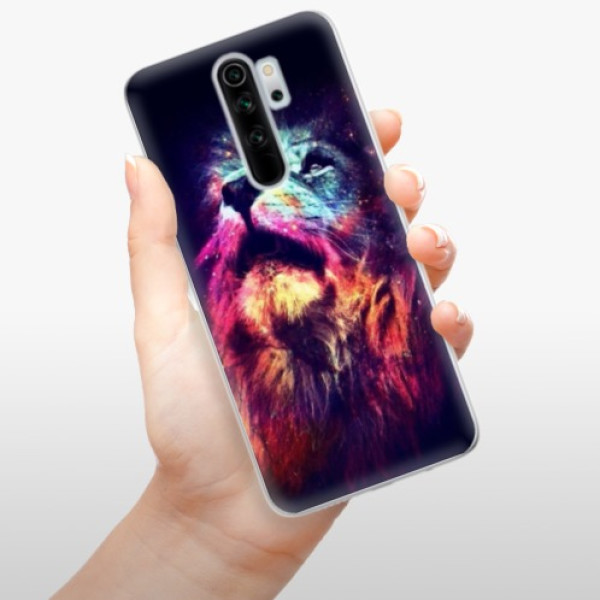 Silikonové pouzdro iSaprio - Xiaomi Redmi Note 8 Pro - Lion in Colors