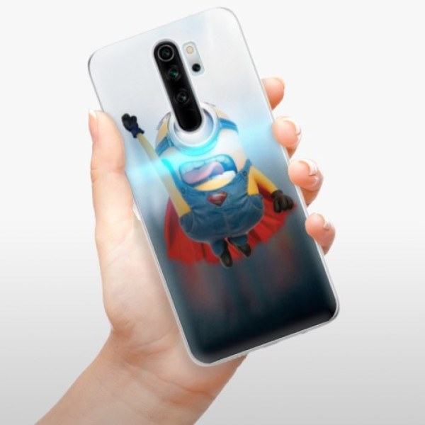 Silikonové pouzdro iSaprio - Xiaomi Redmi Note 8 Pro - Mimons Superman 02