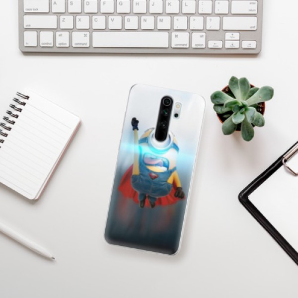 Silikonové pouzdro iSaprio - Xiaomi Redmi Note 8 Pro - Mimons Superman 02