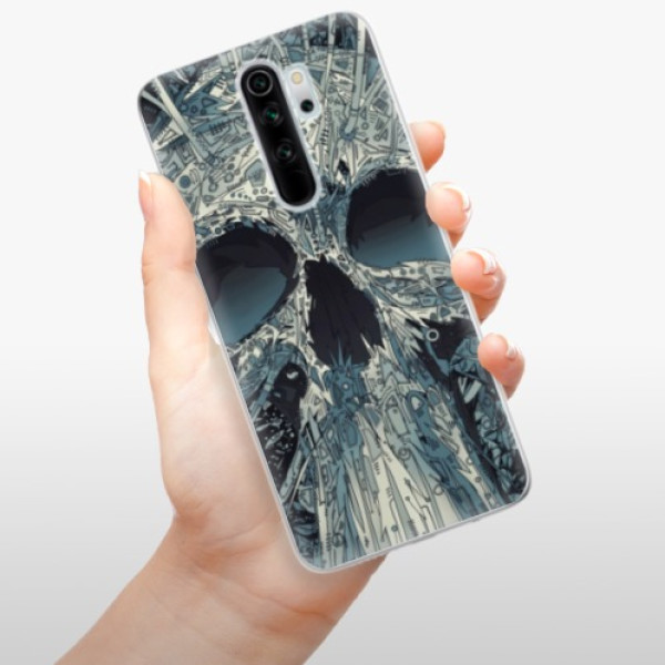 Silikonové pouzdro iSaprio - Xiaomi Redmi Note 8 Pro - Abstract Skull