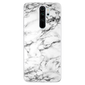 Silikonové pouzdro iSaprio - Xiaomi Redmi Note 8 Pro - white Marble 01