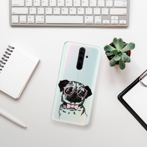 Silikonové pouzdro iSaprio - Xiaomi Redmi Note 8 Pro - The Pug
