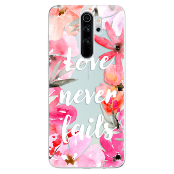 Odolné silikonové pouzdro iSaprio - Love Never Fails - Xiaomi Redmi Note 8 Pro