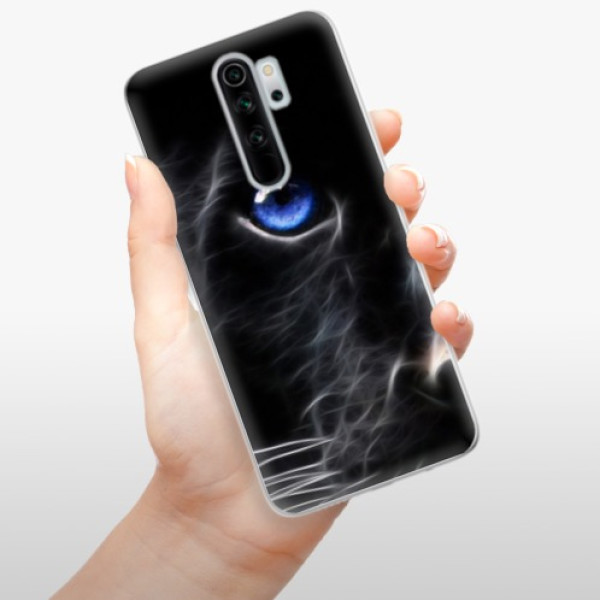 Silikonové pouzdro iSaprio - Xiaomi Redmi Note 8 Pro - black Puma