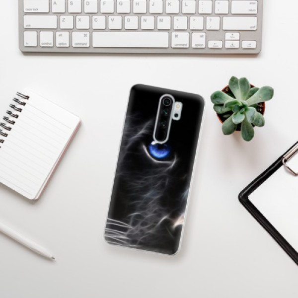 Silikonové pouzdro iSaprio - Xiaomi Redmi Note 8 Pro - black Puma