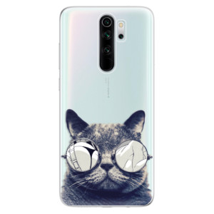 Silikonové pouzdro iSaprio - Xiaomi Redmi Note 8 Pro - Crazy Cat 01