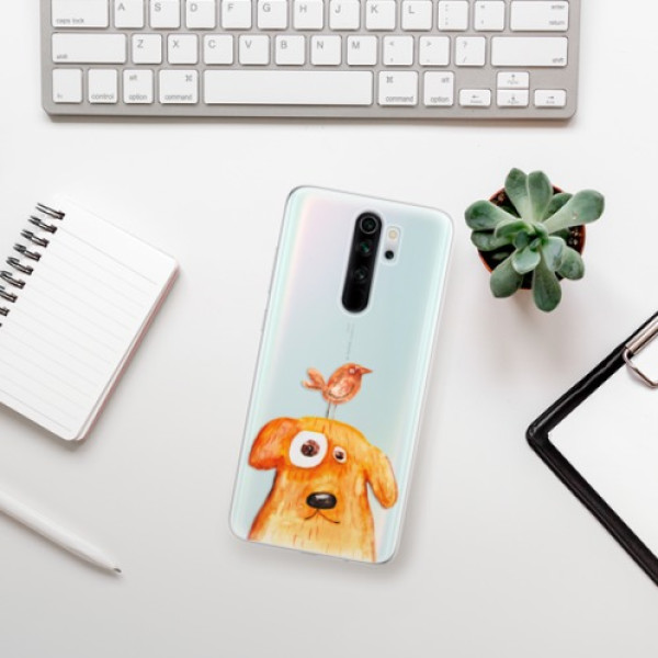 Silikonové pouzdro iSaprio - Xiaomi Redmi Note 8 Pro - Dog And Bird