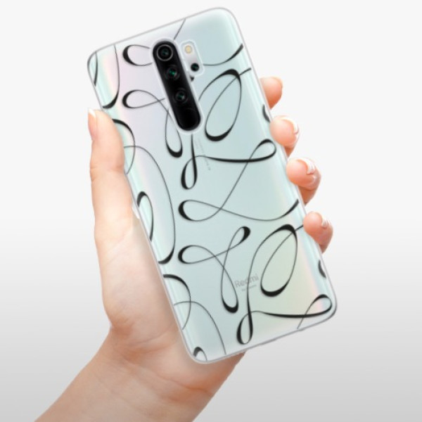 Silikonové pouzdro iSaprio - Xiaomi Redmi Note 8 Pro - Fancy black