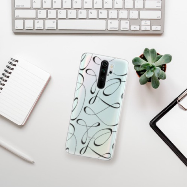 Silikonové pouzdro iSaprio - Xiaomi Redmi Note 8 Pro - Fancy black